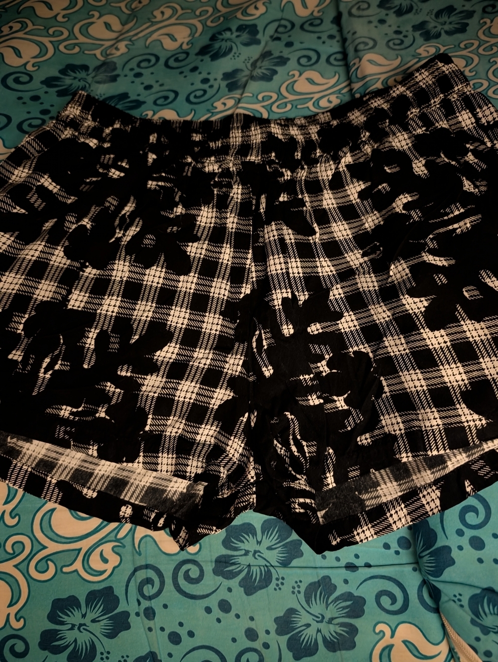 Kiele Palaka Quilt Shorts